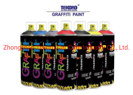 Artist-Grade Graffiti Spray Paint with Waterbased Technology and Low Odor Formulation for Versatile Use