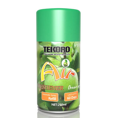 Tekoro Green Apple Flavour Air Freshener Automatic Spray Refill met CE, RoHS, SGS, GMP-certificering en een capaciteit van ≥200 ml