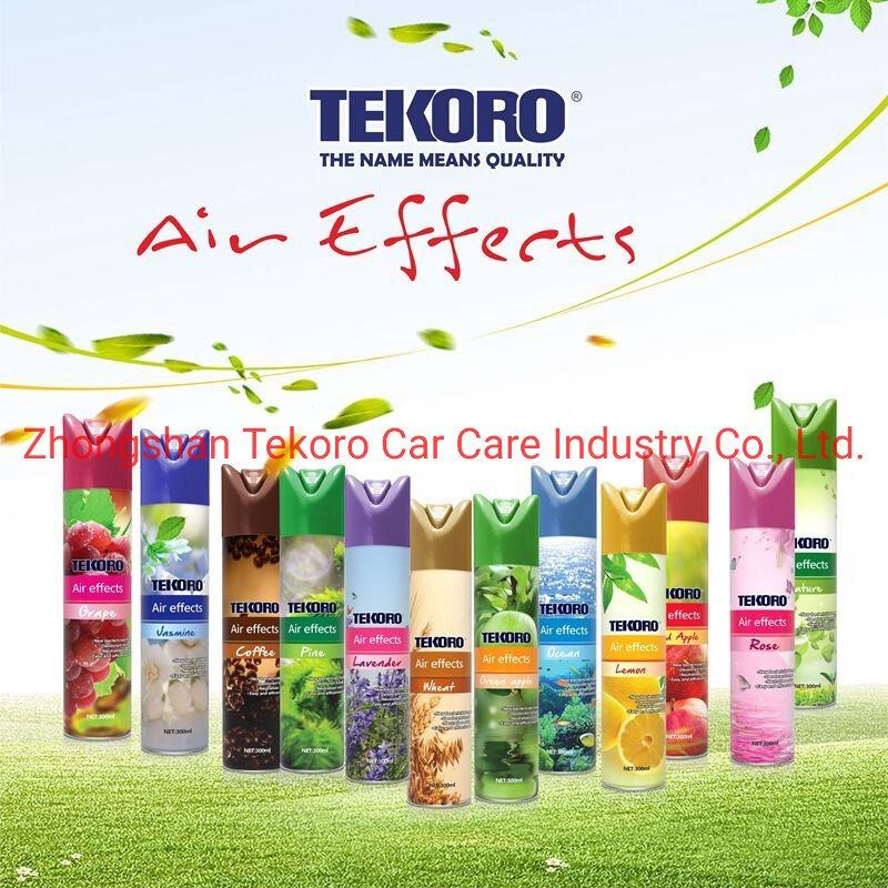 Tekoro Air Freshener Aerosol Spray met natuurlijke geur voor multi-purpose gebruik en CE, RoHS, SGS, GMP gecertificeerd